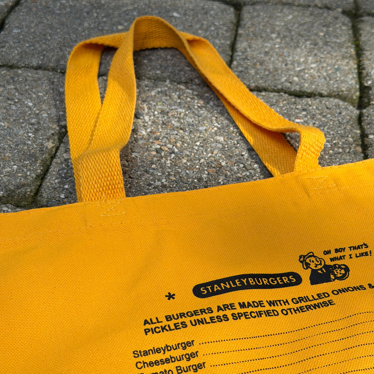 Stanley's Menu Yellow Tote Bag