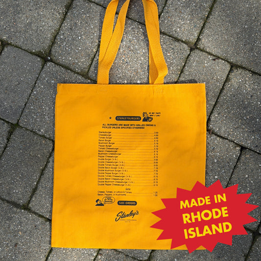 Stanley's Menu Yellow Tote Bag